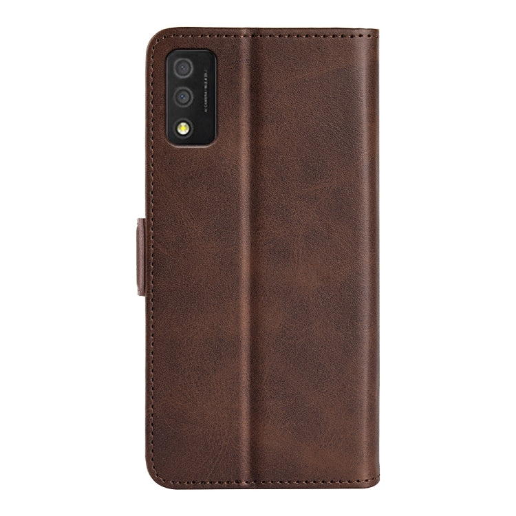 For  TCL 30T Dual-side Magnetic Buckle Leather Phone Case