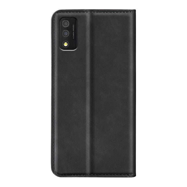 For TCL 30T Retro-skin  Magnetic Suction Leather Phone Case