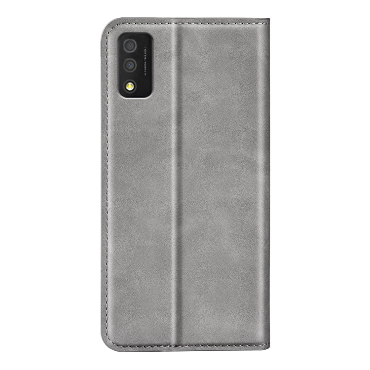 For TCL 30T Retro-skin  Magnetic Suction Leather Phone Case