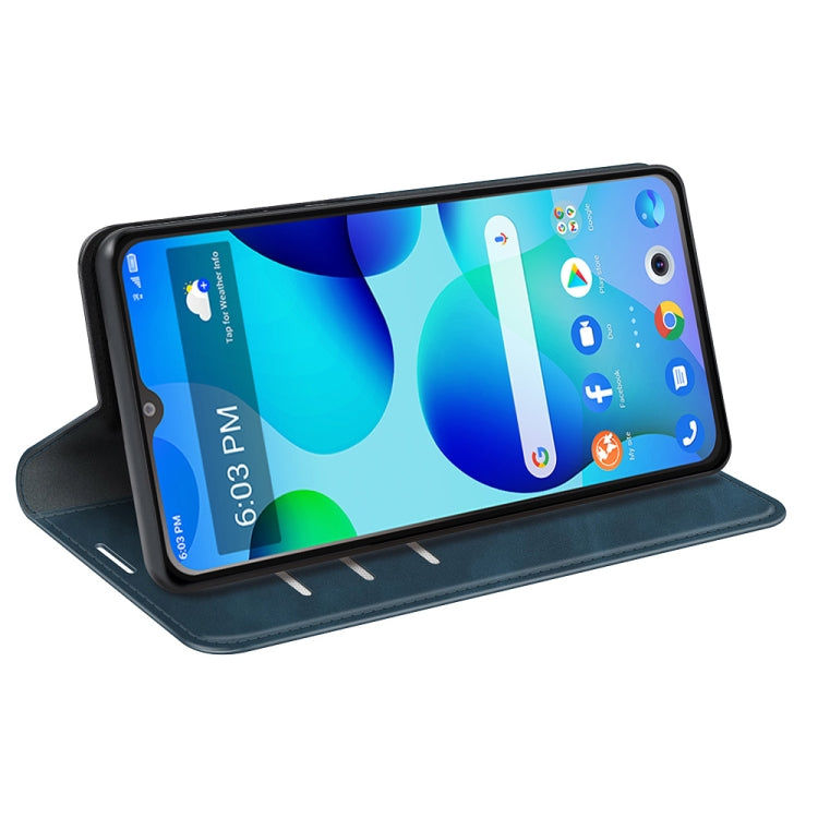 For TCL 30T Retro-skin  Magnetic Suction Leather Phone Case