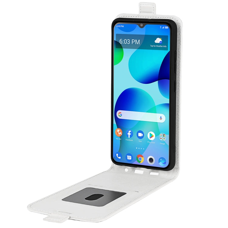 For TCL 30T R64 Texture Single Vertical Flip Leather Phone Case