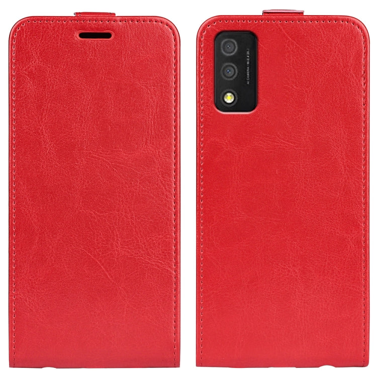 For TCL 30T R64 Texture Single Vertical Flip Leather Phone Case