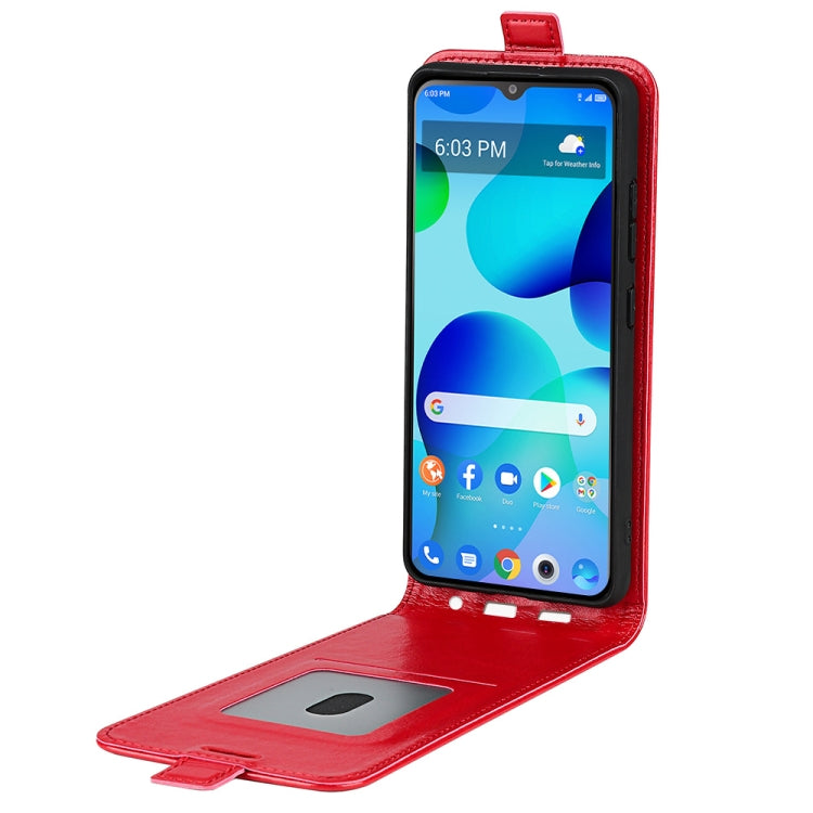 For TCL 30T R64 Texture Single Vertical Flip Leather Phone Case