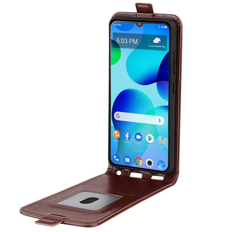 For TCL 30T R64 Texture Single Vertical Flip Leather Phone Case