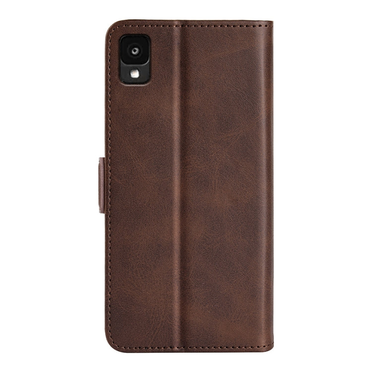 For TCL 30 Z Dual-side Magnetic Buckle Leather Phone Case