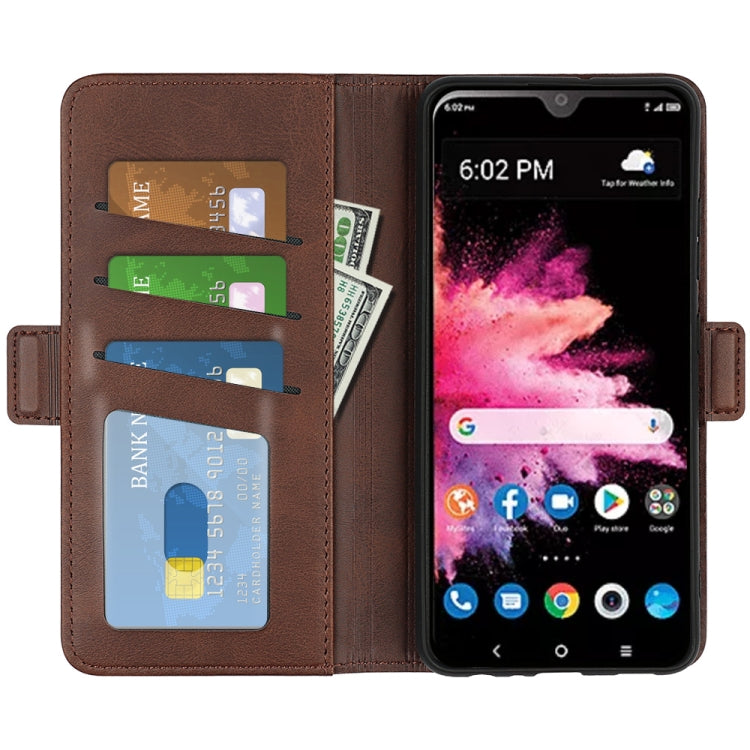 For TCL 30 Z Dual-side Magnetic Buckle Leather Phone Case