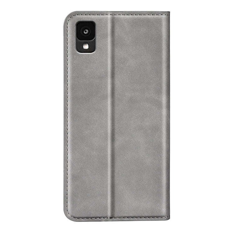 For TCL 30Z Retro-skin Magnetic Suction Leather Phone Case