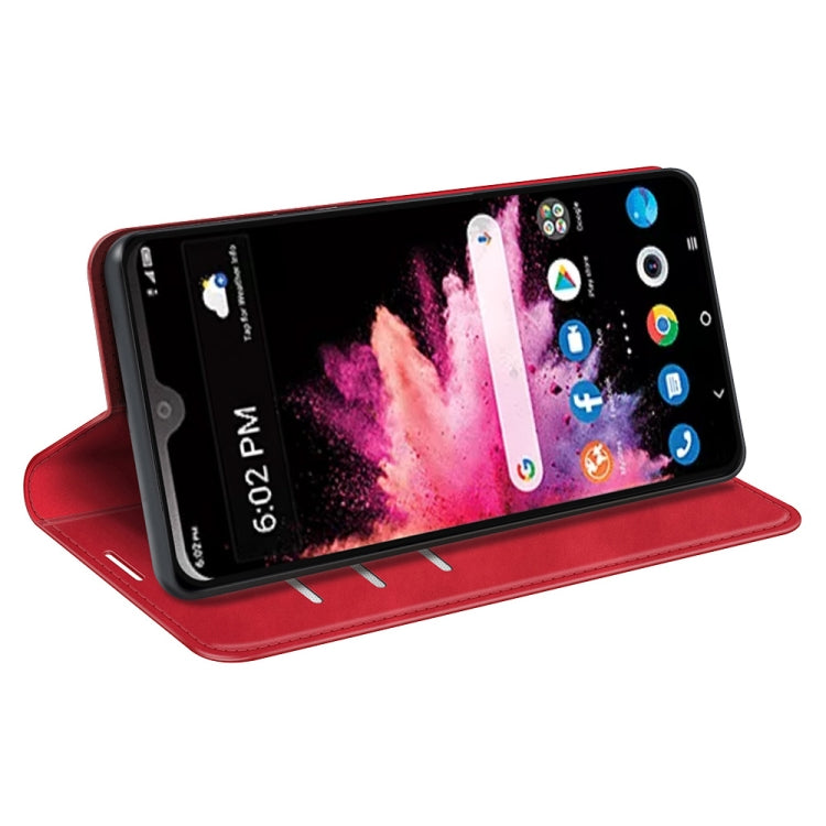 For TCL 30Z Retro-skin Magnetic Suction Leather Phone Case