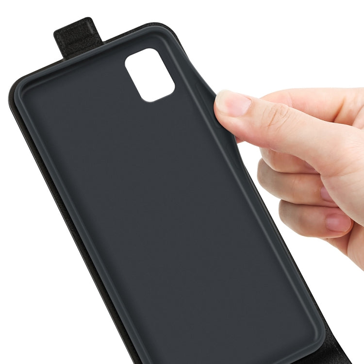 For TCL 30Z R64 Texture Single Vertical Flip Leather Phone Case