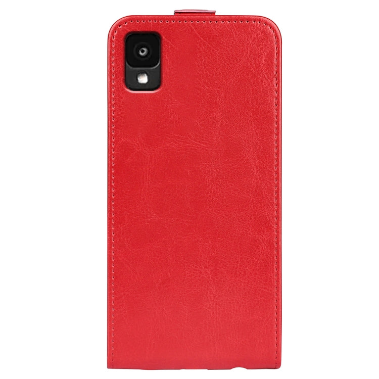 For TCL 30Z R64 Texture Single Vertical Flip Leather Phone Case