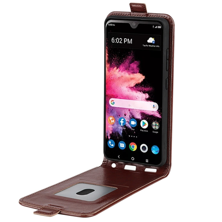 For TCL 30Z R64 Texture Single Vertical Flip Leather Phone Case