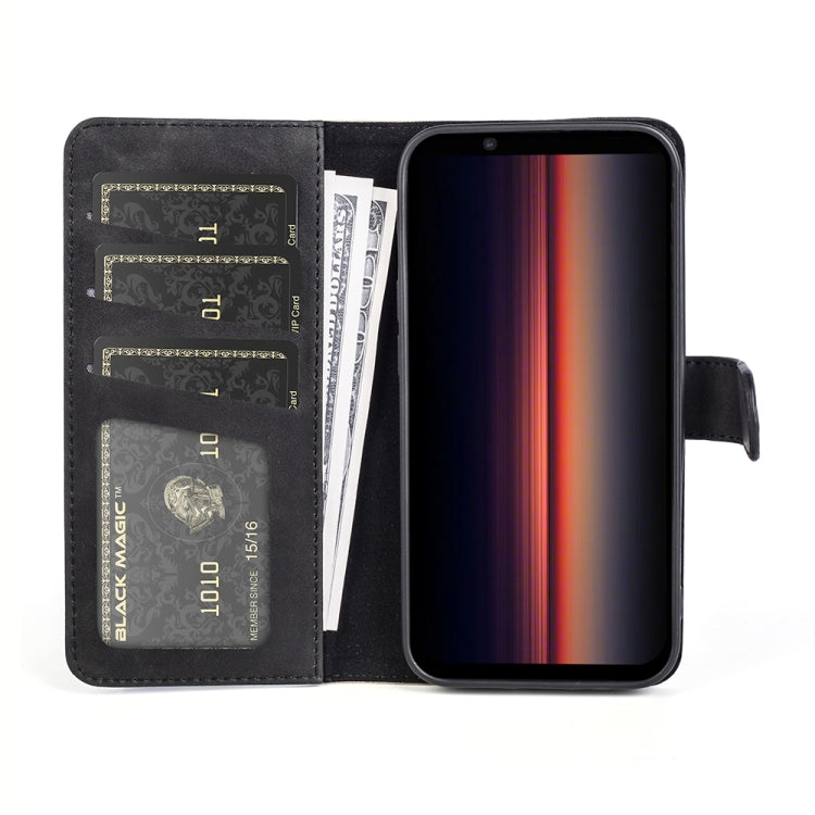 For Sony Xperia 1 IV Stitching Horizontal Flip Leather Phone Case