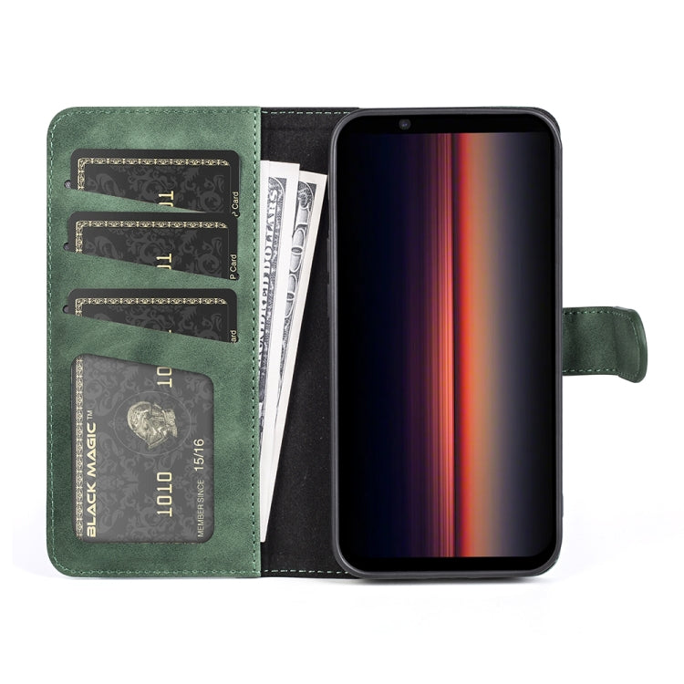 For Sony Xperia 1 IV Stitching Horizontal Flip Leather Phone Case