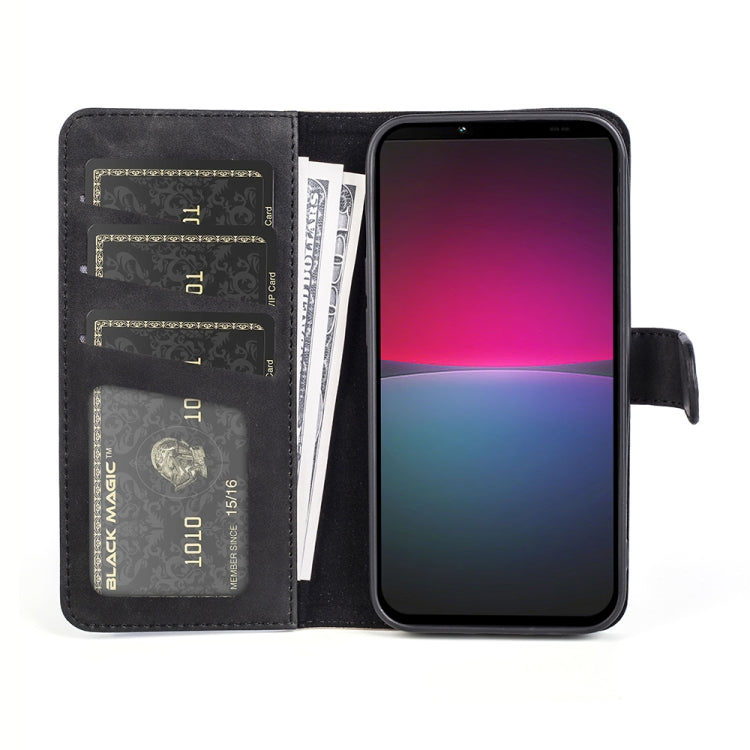 For Sony Xperia 10 IV Stitching Horizontal Flip Leather Phone Case