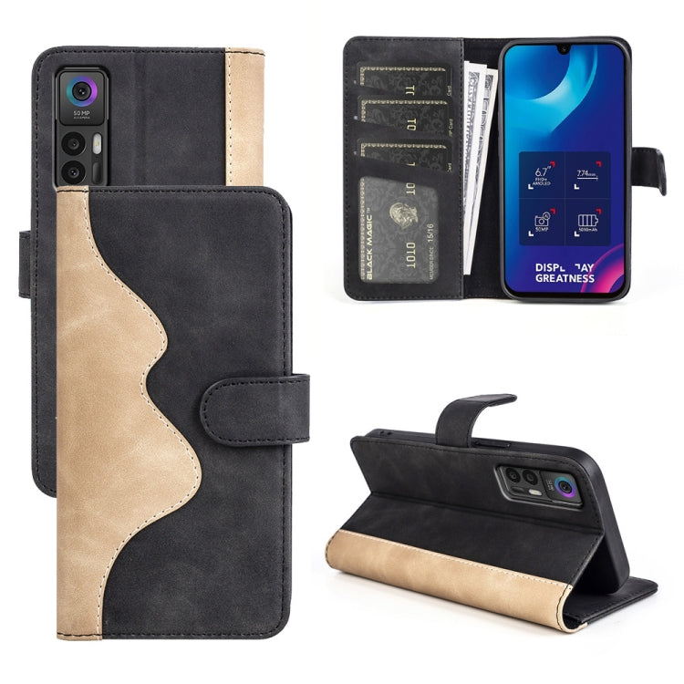 For TCL 30 5G / 30 / 30+ Stitching Horizontal Flip Leather Phone Case