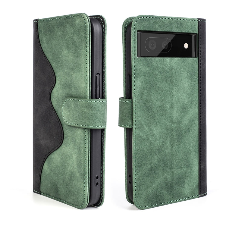 For Google Pixel 7 Stitching Horizontal Flip Leather Phone Case