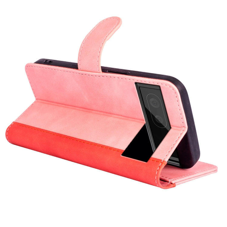 For Google Pixel 7 Pro Stitching Horizontal Flip Leather Phone Case