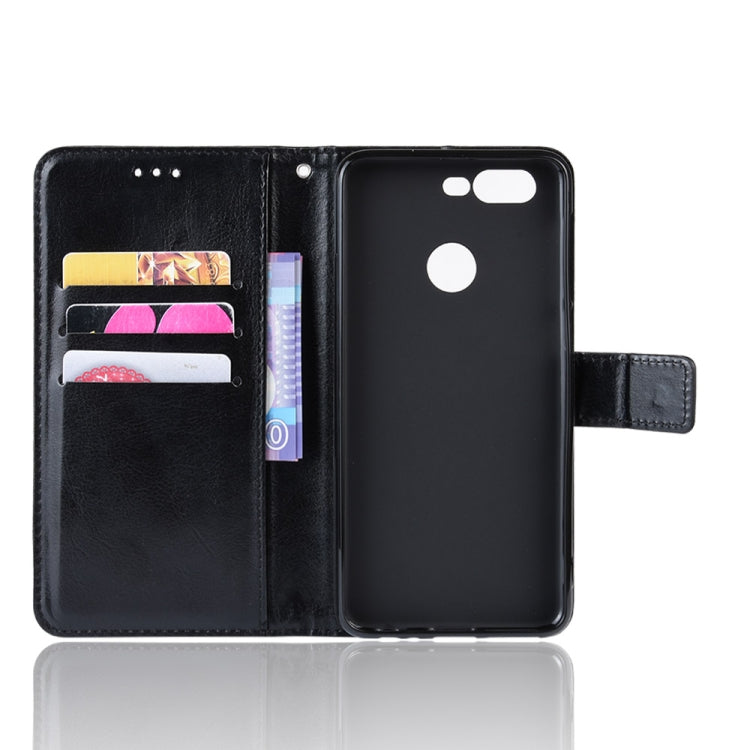 Retro Crazy Horse Texture Horizontal Flip Leather Case for Lenovo K5S,