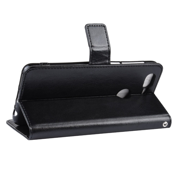 Retro Crazy Horse Texture Horizontal Flip Leather Case for Lenovo K5S,