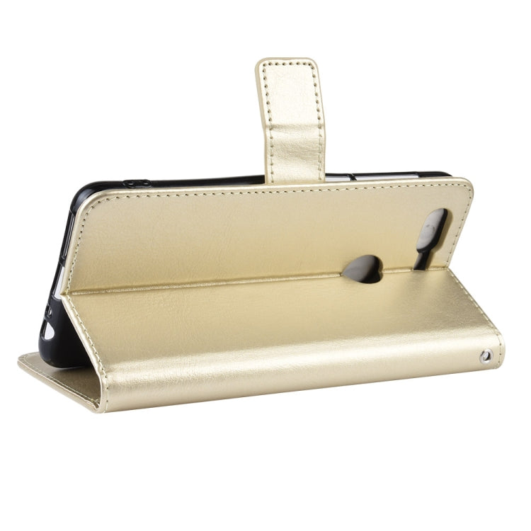 Retro Crazy Horse Texture Horizontal Flip Leather Case for Lenovo K5S,