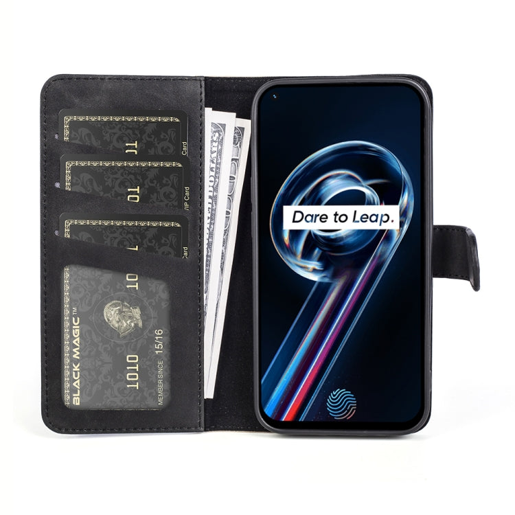 For OPPO Realme 9 Pro+ Stitching Horizontal Flip Leather Phone Case