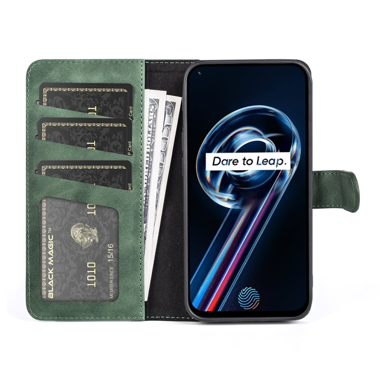 For OPPO Realme 9 Pro+ Stitching Horizontal Flip Leather Phone Case