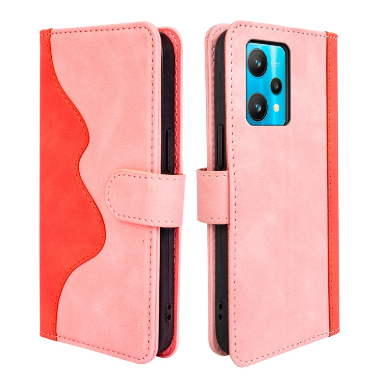 For OPPO Realme 9 Pro+ Stitching Horizontal Flip Leather Phone Case