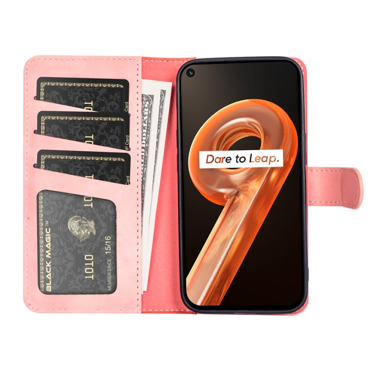 For OPPO Realme 9i Stitching Horizontal Flip Leather Phone Case