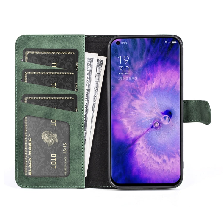 For OPPO Find X5 Pro Stitching Horizontal Flip Leather Phone Case