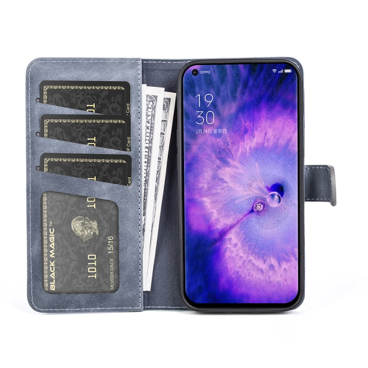 For OPPO Find X5 Pro Stitching Horizontal Flip Leather Phone Case