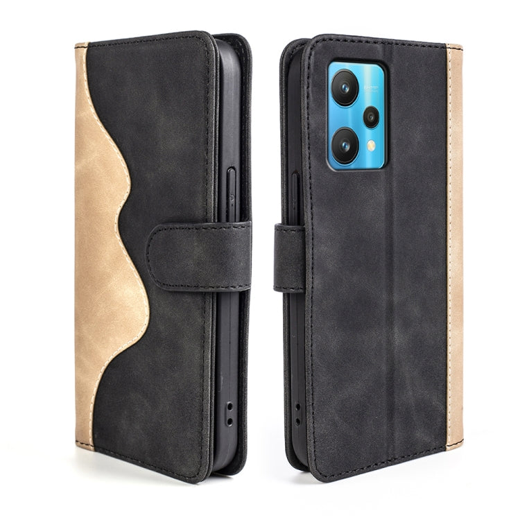 For OPPO Realme 9 Pro Stitching Horizontal Flip Leather Phone Case