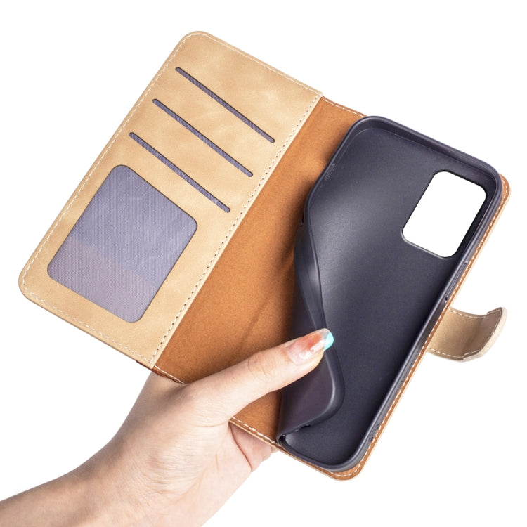 For Samsung Galaxy A33 5G Stitching Horizontal Flip Leather Phone Case