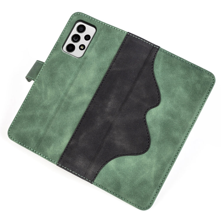 For Samsung Galaxy A33 5G Stitching Horizontal Flip Leather Phone Case