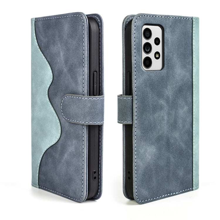 For Samsung Galaxy A33 5G Stitching Horizontal Flip Leather Phone Case