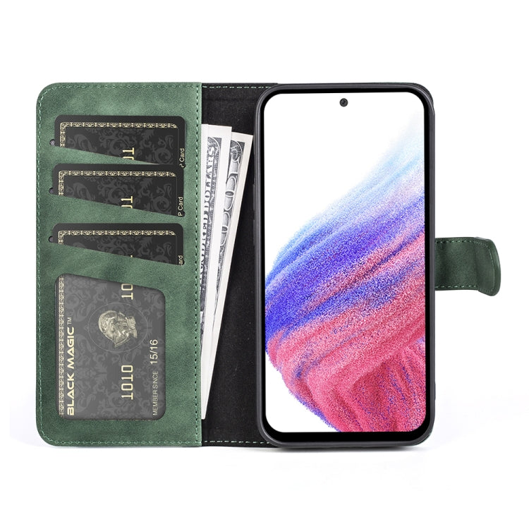 For Samsung Galaxy A53 5G Stitching Horizontal Flip Leather Phone Case