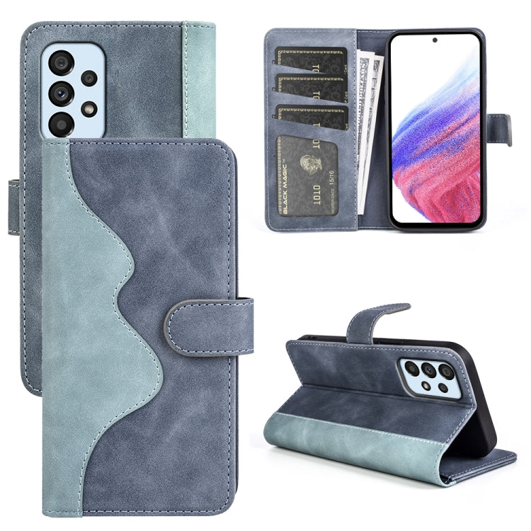 For Samsung Galaxy A53 5G Stitching Horizontal Flip Leather Phone Case