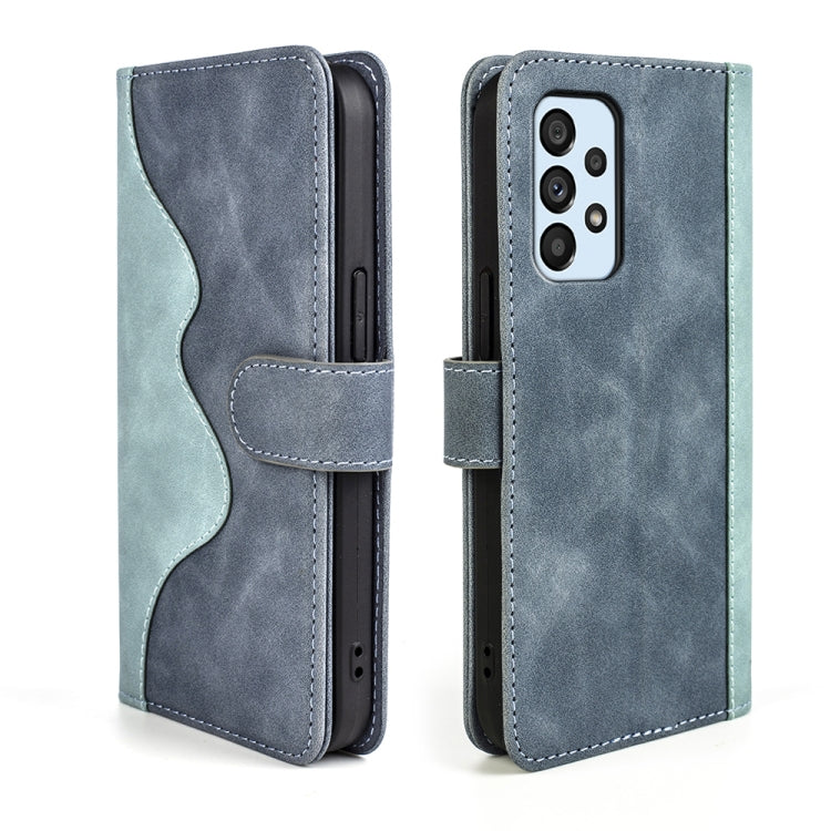 For Samsung Galaxy A53 5G Stitching Horizontal Flip Leather Phone Case