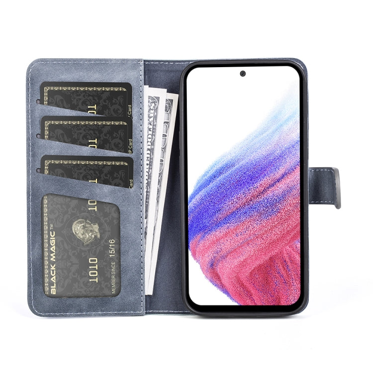 For Samsung Galaxy A53 5G Stitching Horizontal Flip Leather Phone Case