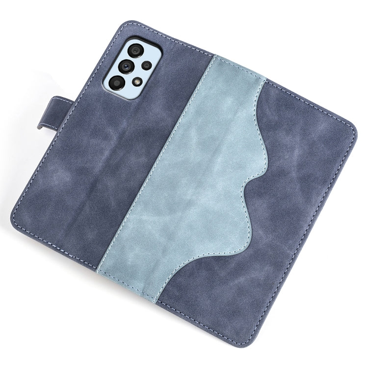 For Samsung Galaxy A53 5G Stitching Horizontal Flip Leather Phone Case