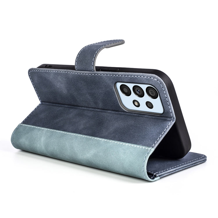 For Samsung Galaxy A53 5G Stitching Horizontal Flip Leather Phone Case