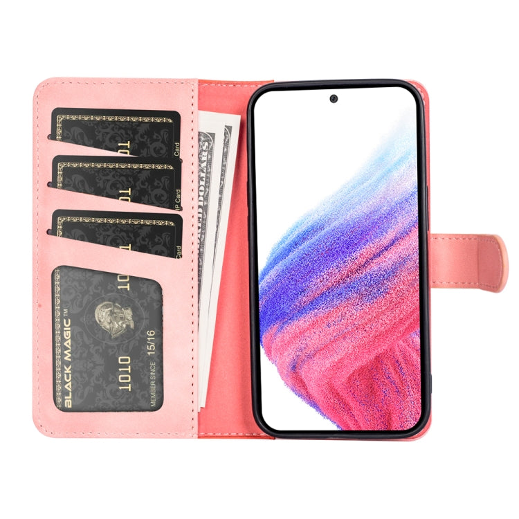For Samsung Galaxy A53 5G Stitching Horizontal Flip Leather Phone Case