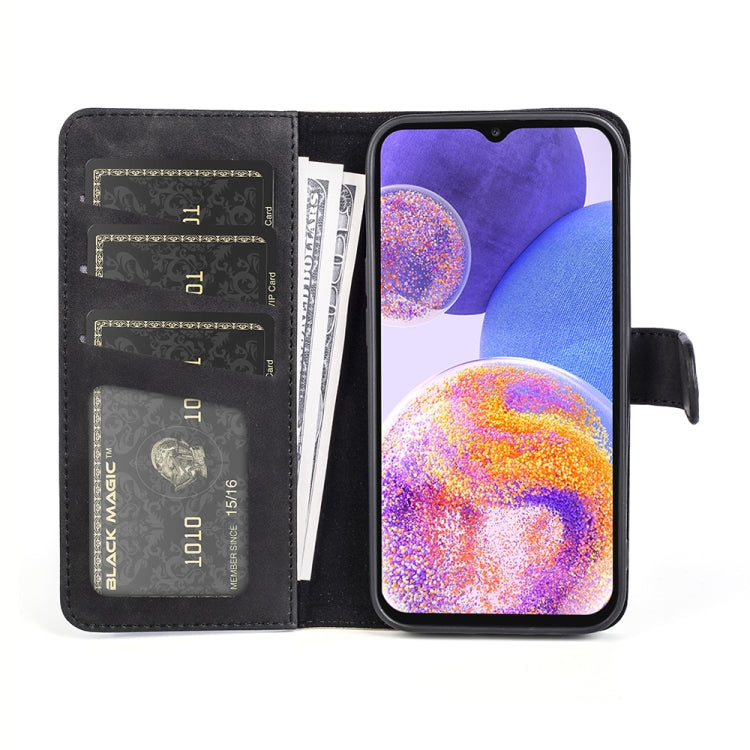 For Samsung Galaxy A23 5G Stitching Horizontal Flip Leather Phone Case