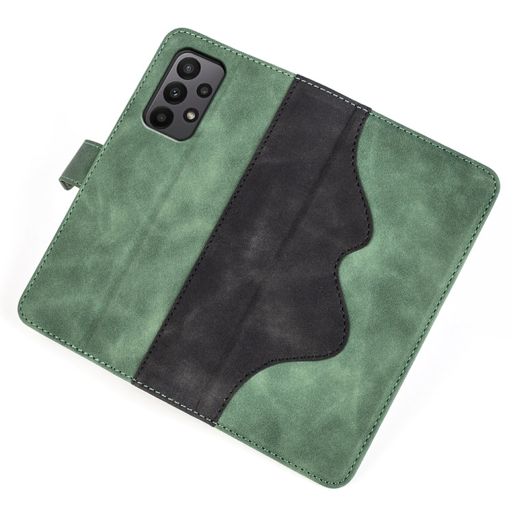 For Samsung Galaxy A23 5G Stitching Horizontal Flip Leather Phone Case