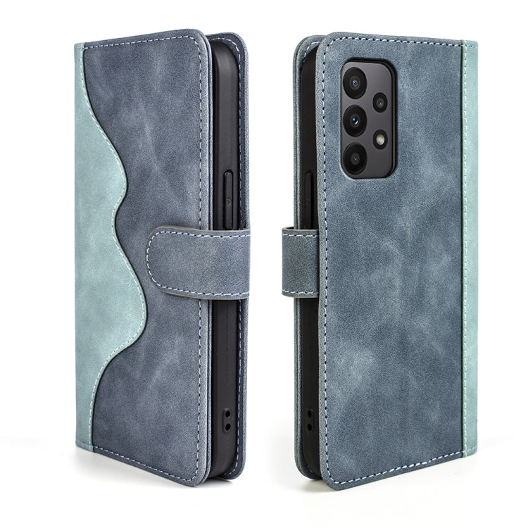For Samsung Galaxy A23 5G Stitching Horizontal Flip Leather Phone Case