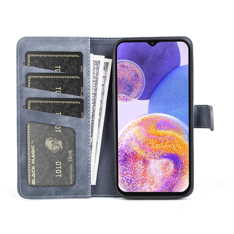 For Samsung Galaxy A23 5G Stitching Horizontal Flip Leather Phone Case