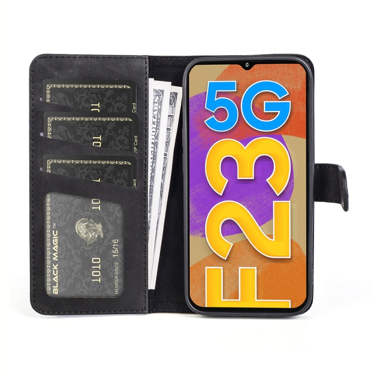 For Samsung Galaxy M23 5G / F23 5G Stitching Horizontal Flip Leather Phone Case