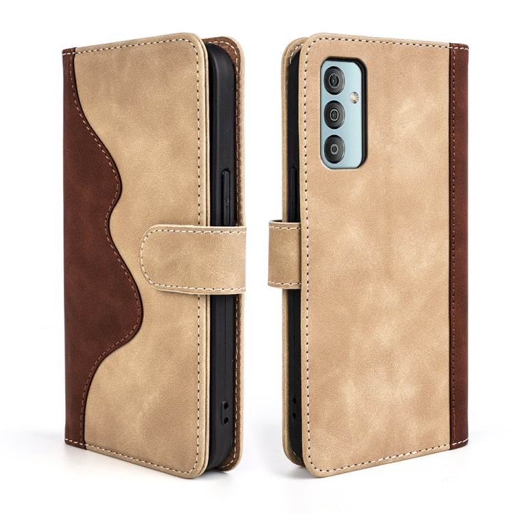 For Samsung Galaxy M23 5G / F23 5G Stitching Horizontal Flip Leather Phone Case