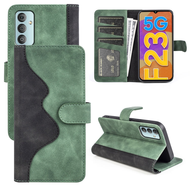 For Samsung Galaxy M23 5G / F23 5G Stitching Horizontal Flip Leather Phone Case