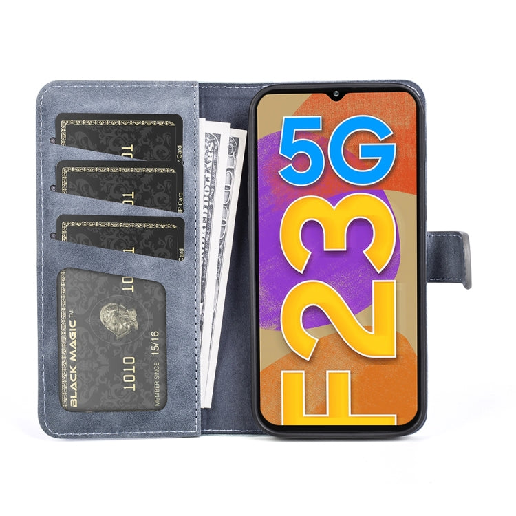 For Samsung Galaxy M23 5G / F23 5G Stitching Horizontal Flip Leather Phone Case