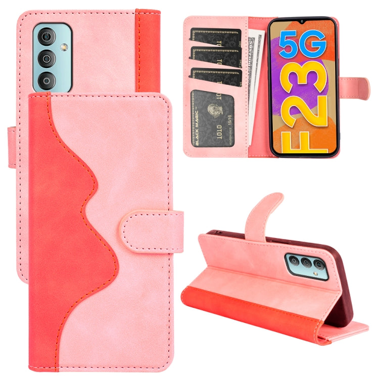 For Samsung Galaxy M23 5G / F23 5G Stitching Horizontal Flip Leather Phone Case